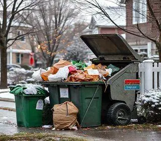 coleta de lixo domiciliar