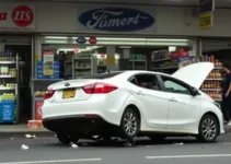 carro invade mercearia