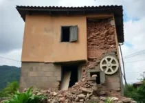 muro de casa onde moram 10 pessoas desaba em Rio Preto