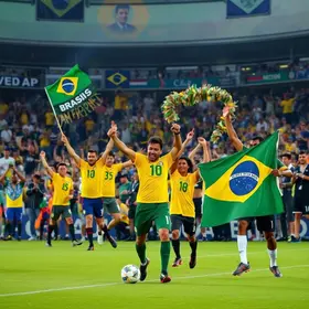 goleada da Seleção Brasileira