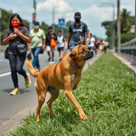 abelhas atacam pedestres e cachorro em Rio Preto