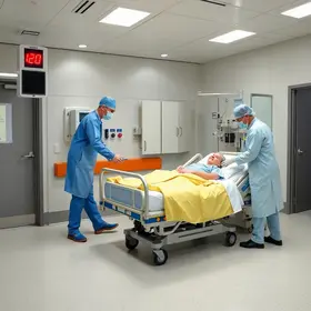 demora na transferência hospitalar