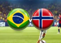 transmissão do jogo Brasil x Noruega