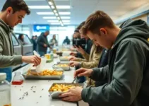 insetos na comida