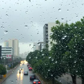 chuva de granizo