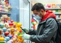 vistoria em lojas de brinquedos